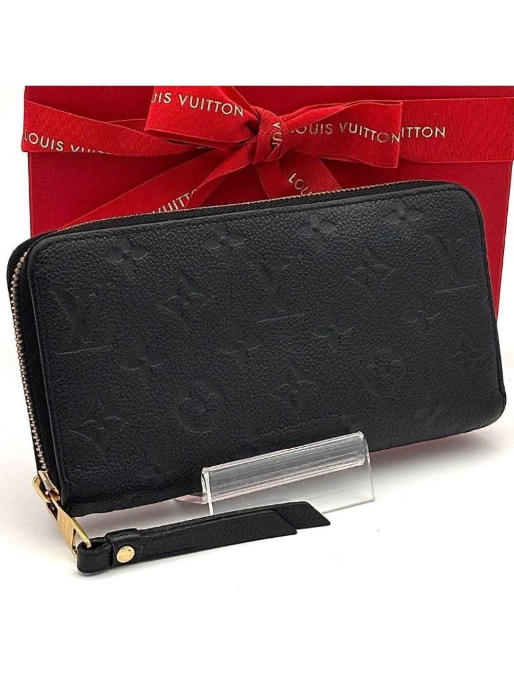 Louis Vuitton Wallet Zippy Monogram Black